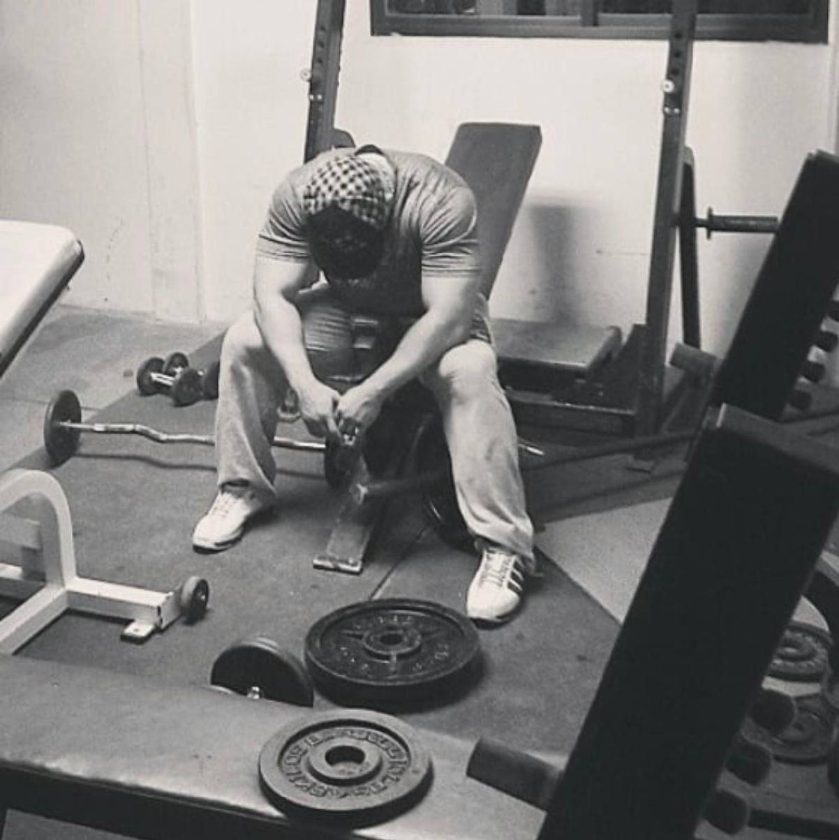 Ángel Biscochea entrenando con disciplina tras superar la lesión